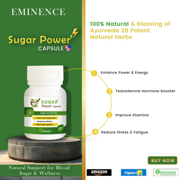 Sugar Power Capsule + Sugar Power 69 TAB. Combination for Erectile Dysfunction in Diabetic