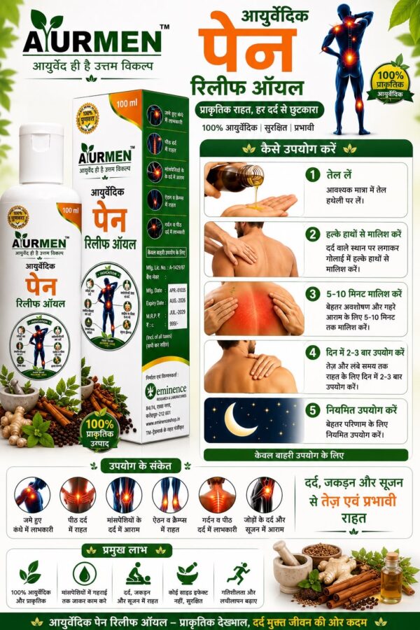 9a1711c9-4c76-46c7-ae74-f1830f838939 Ayurmen Pain Relief Oil & Cap. Kit 100% Ayurvedic