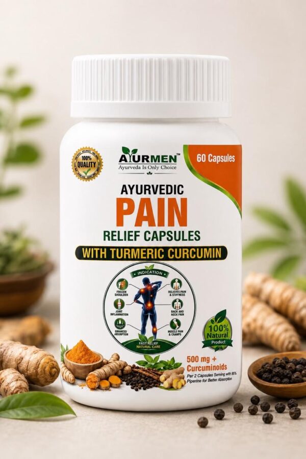 c86430cf-391c-42ba-8e34-89ccf1f07e94 Ayurmen Pain Relief Oil & Cap. Kit 100% Ayurvedic