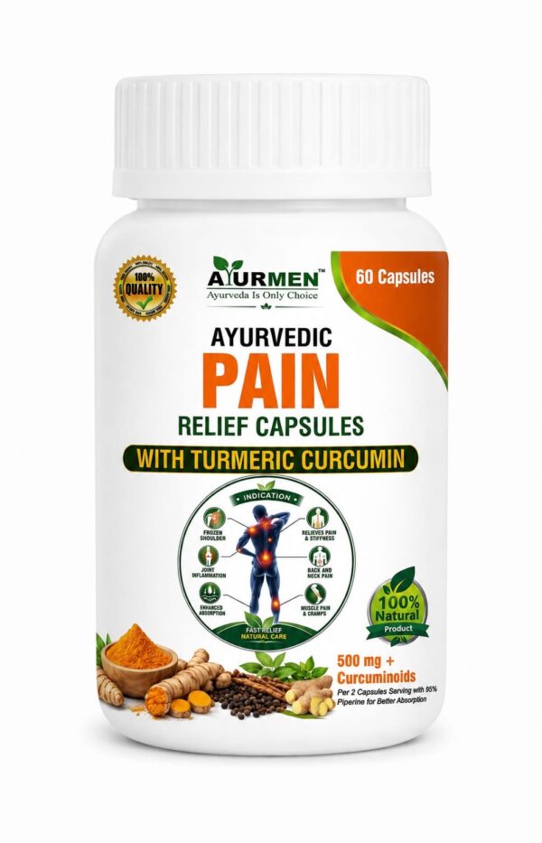 f665fd80-0bc9-4343-a11c-1c5b8849412a Ayurmen Pain Relief Oil & Cap. Kit 100% Ayurvedic